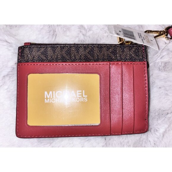 Michael Kors Terracotta Jet Set Coin Purse NWT - Picture 4 of 5